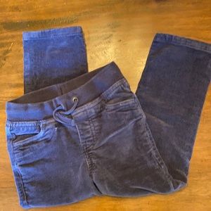 Hanna Andersson boys navy corduroy pants, 4T